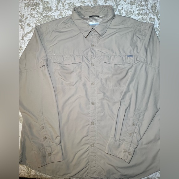 Columbia Silver Ridge 2.0 Omni Shade Sun Protection Shirt Top, size XL Utility - Picture 2 of 14